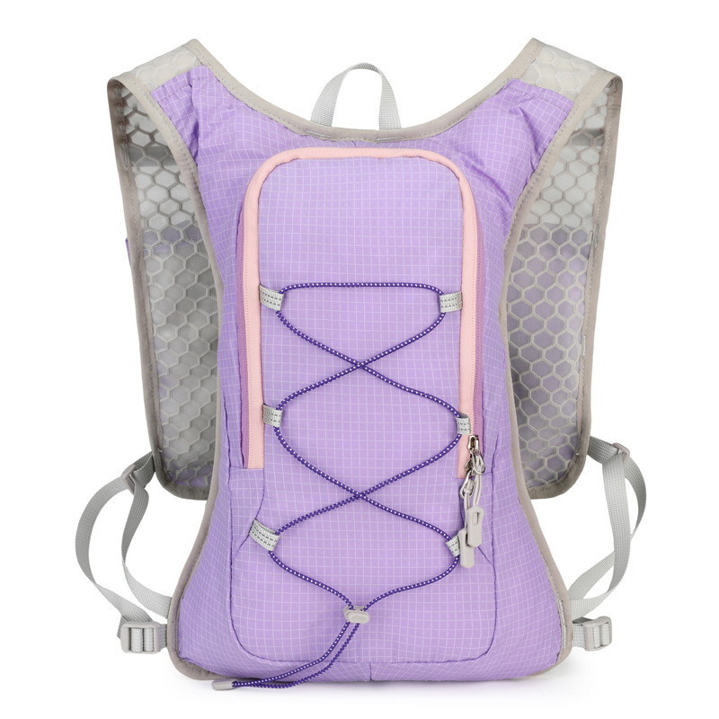 Cycling Gear Backpack - 軽量で通気性のあるバックパック、マラソン、サイクリング、アウトドアスポーツ、ハイキング、登山用、巾着付き