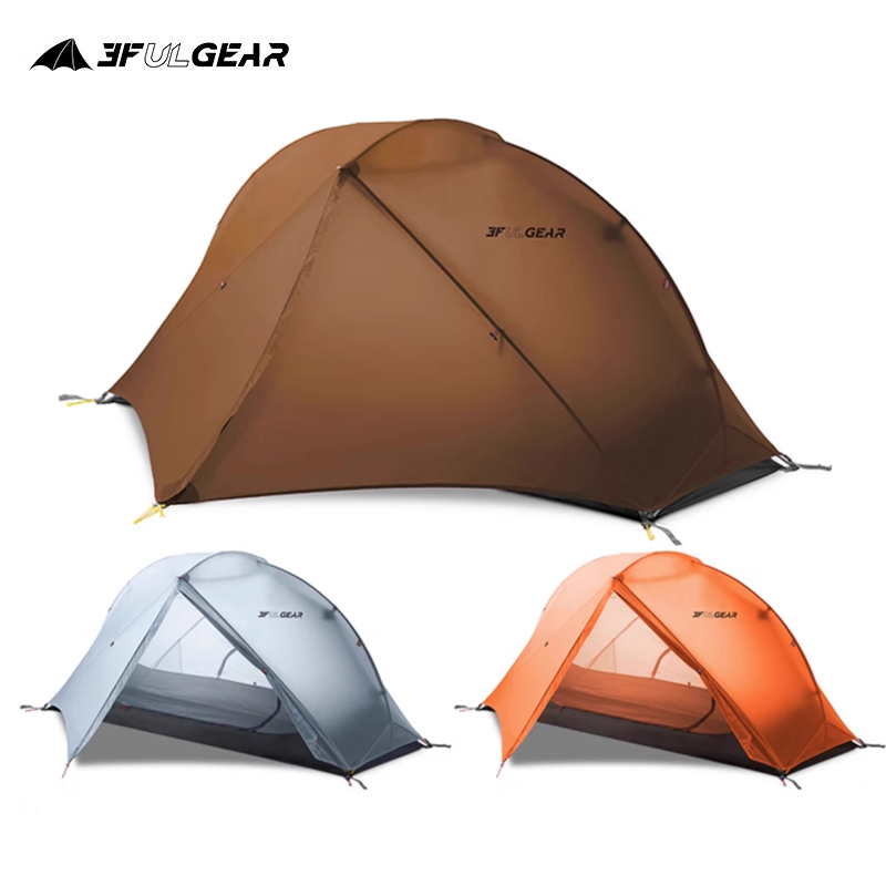 Cycling Gear Backpack - 3F UL ギア 1 人キャンプテント超軽量防水屋外旅行テント 15D