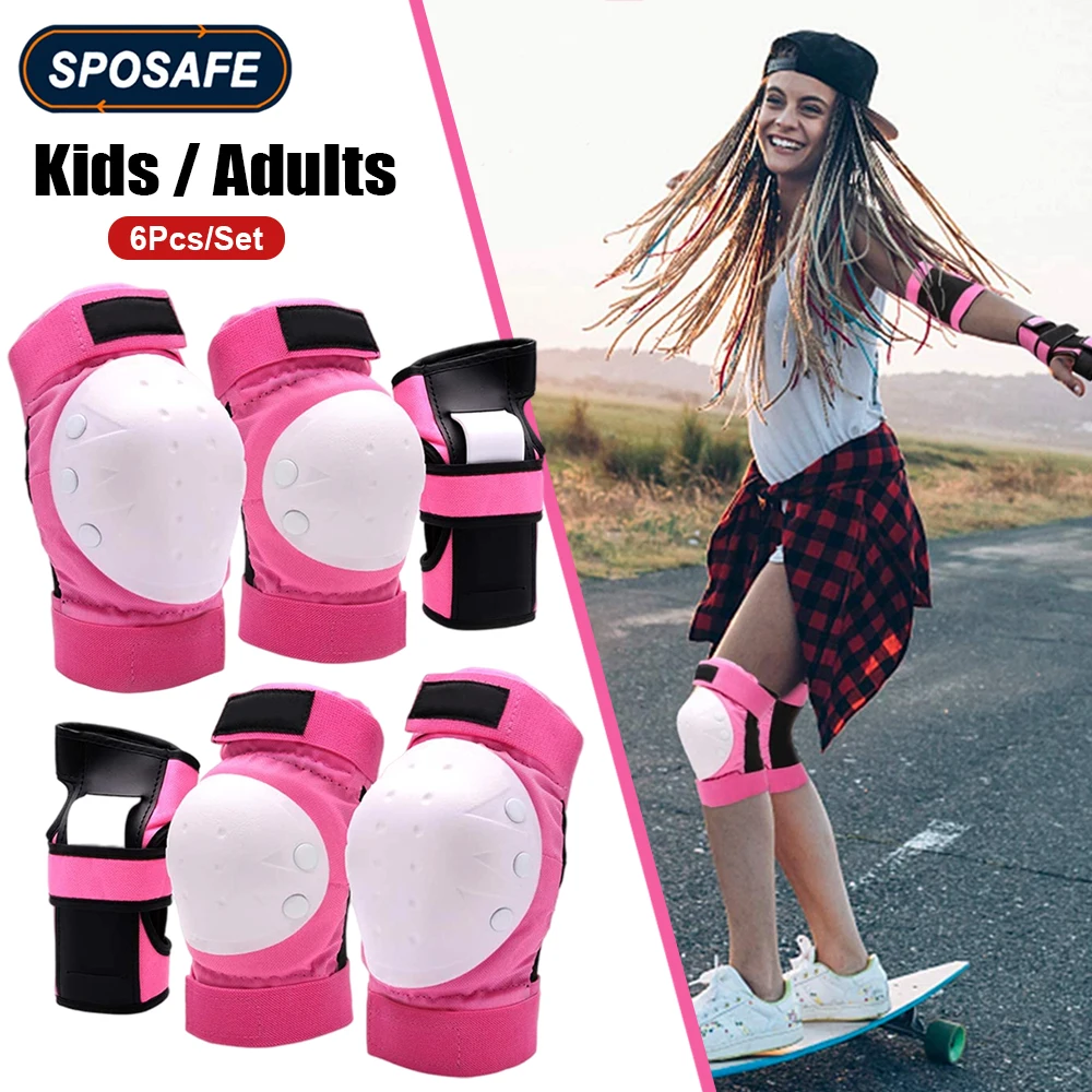 Youth Cycling Gear - 大人、若者、子供用膝パッド、肘パッド、リストガード、スケートボード、ローラースケート、サイクリング、BMX、自転車スクーター用保護具