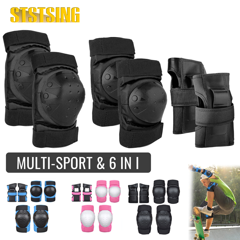 Youth Cycling Gear - 大人、青少年、子供用膝パッド、肘パッド、リストガード、スケートボード、ローラースケート、サイクリング、BMX、自転車、スクーター用保護具