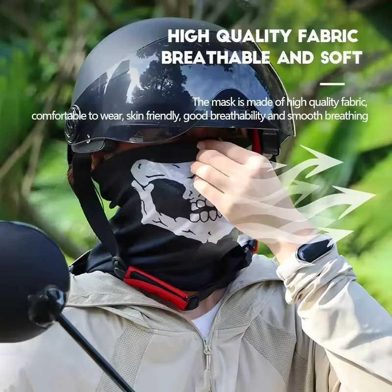 スカルメンズバラクラバスキーマスクサイクリングキャップスノー - Cycling Gear And Accessories のレビューと価格