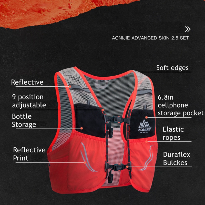 Aonijie C932軽量バックパックベストナイロン水分補 - Cycling Gear Backpack のレビューと価格