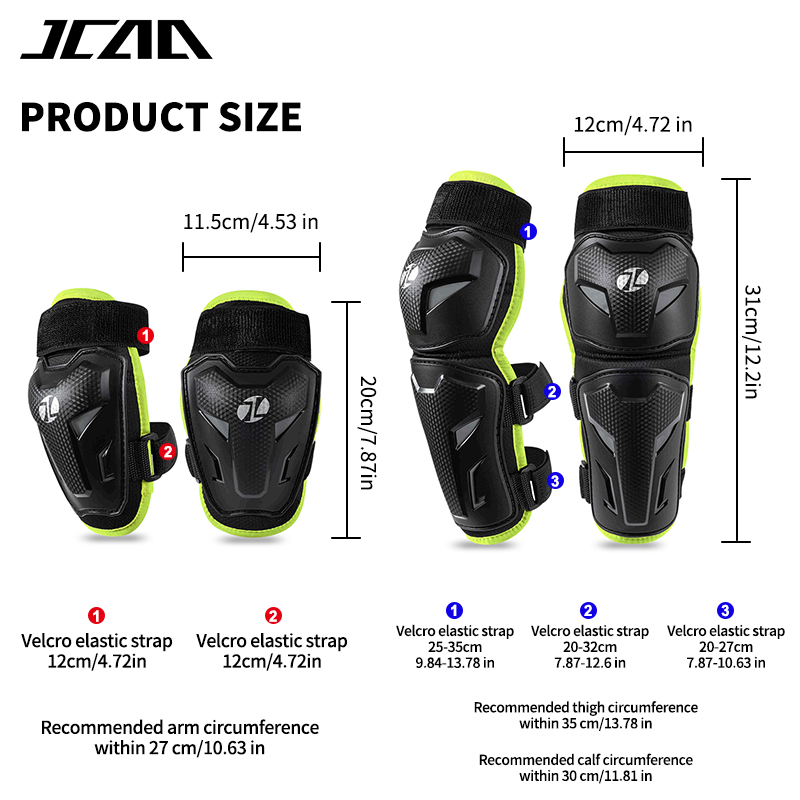キッズバイク用膝肘パッド ユース通気性保護具 モトクロスサイ - Youth Cycling Gear のレビューと価格