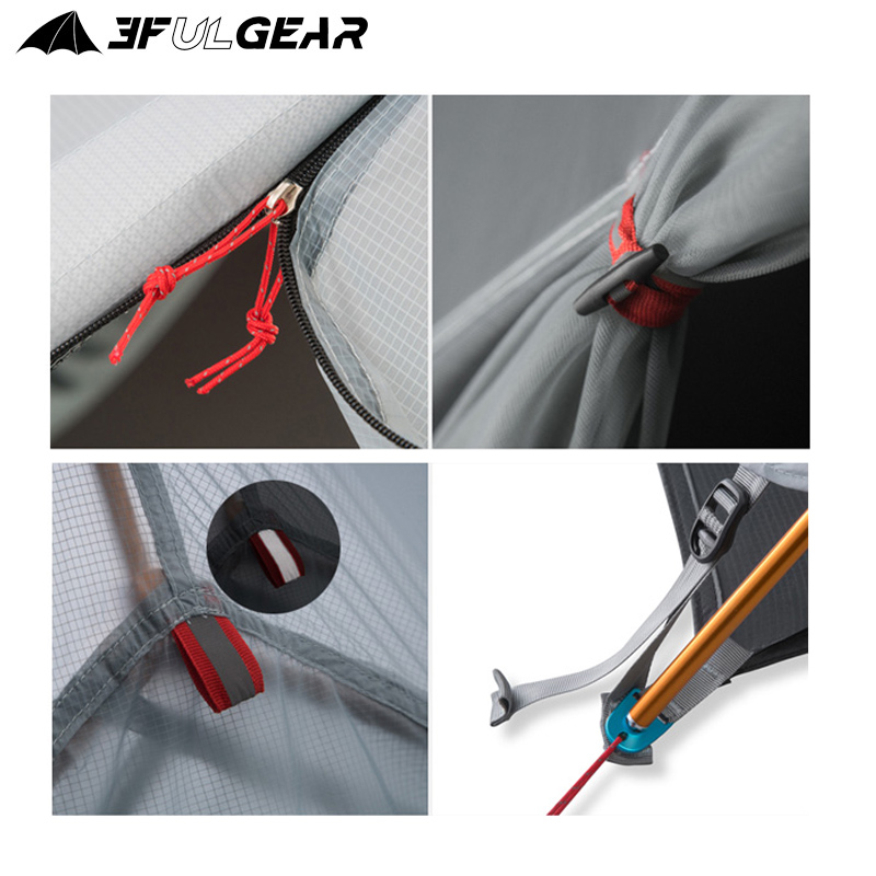 3F UL ギア 1 人キャンプテント超軽量防水屋外旅行テン - Cycling Gear Backpack のレビューと価格