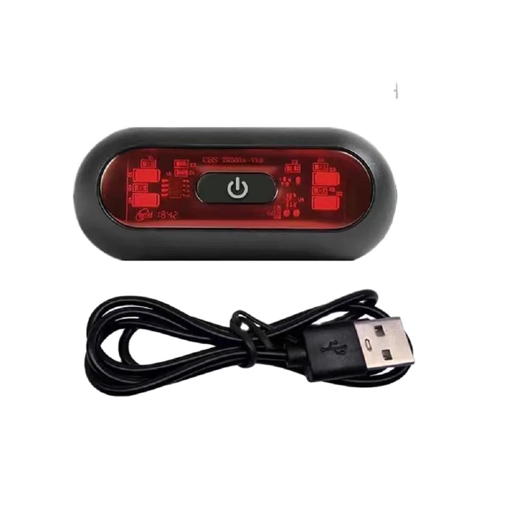 4 ランプビーズ自転車ヘルメット Led ライト充電式安全テ - Cycling Gear And Accessories のレビューと価格