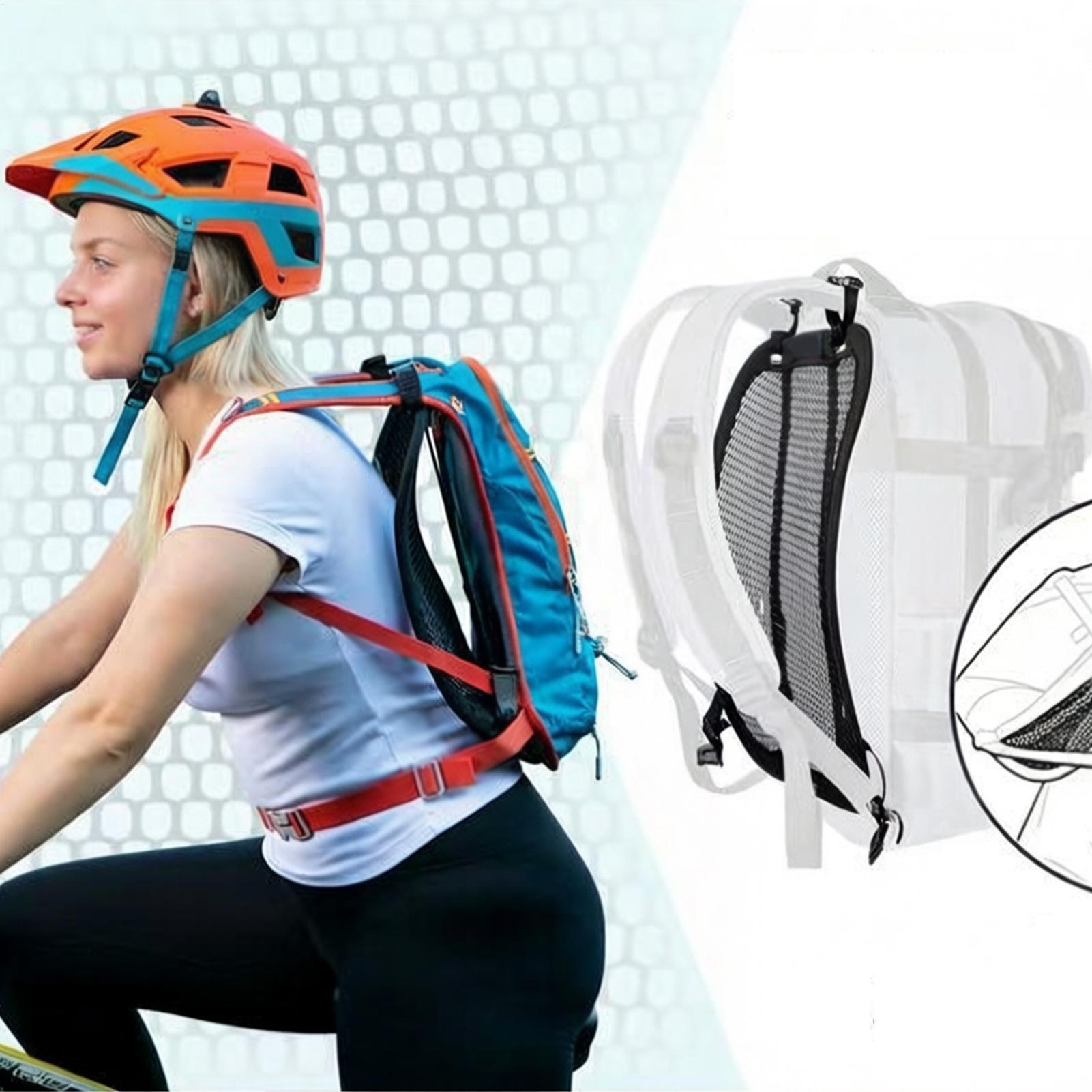通気性のあるバックパックスペーサーフレームバックパッド調節可 - Cycling Gear Backpack のレビューと価格
