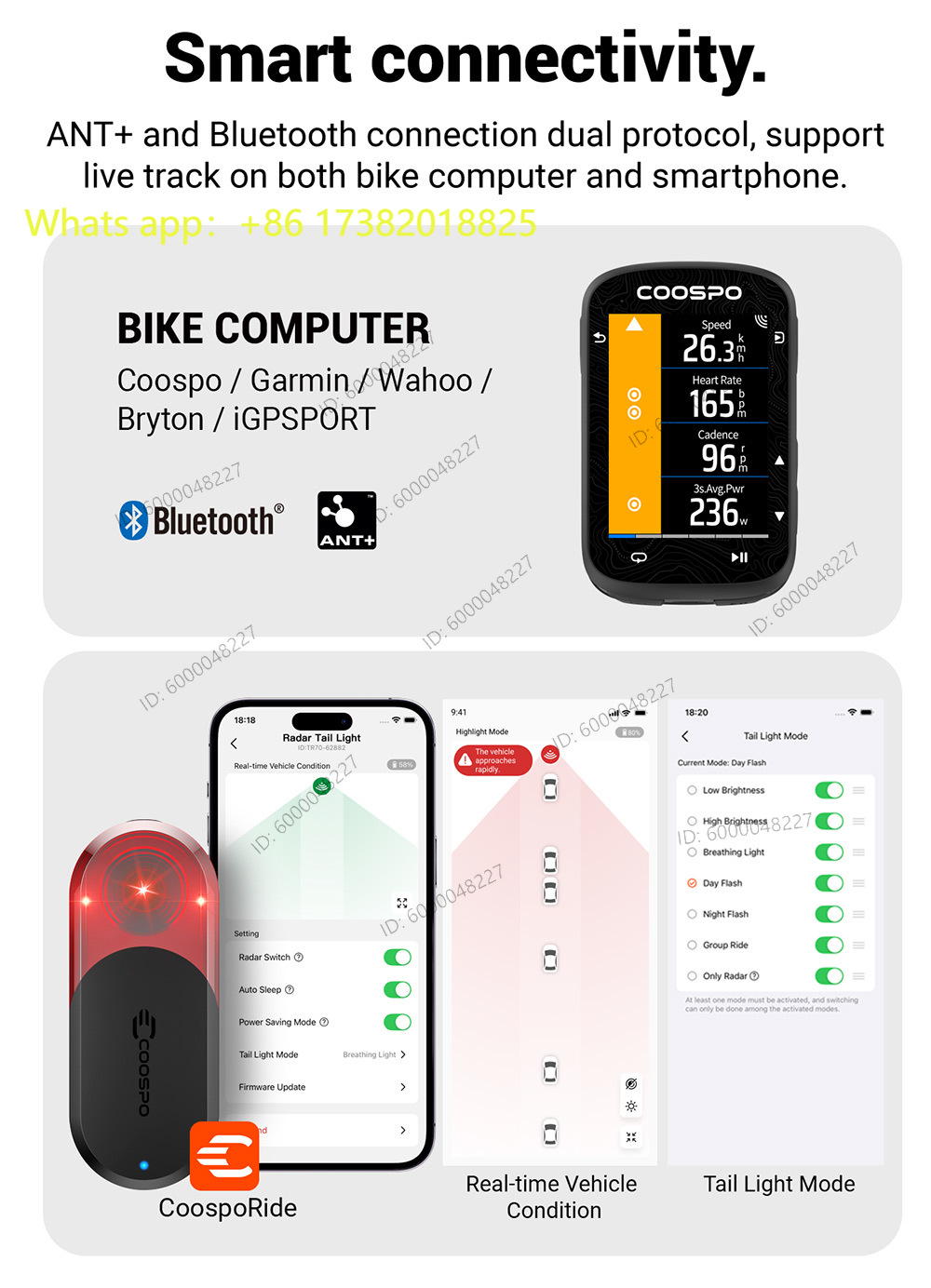 TR70 レーダーテールライトスマートバイクテールライトブレ - Bike Tail Light のレビューと価格