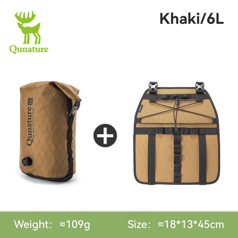 Qunature 6/12L バイクパッキングバッグ 完全防 - Cycling Gear Storage のレビューと価格