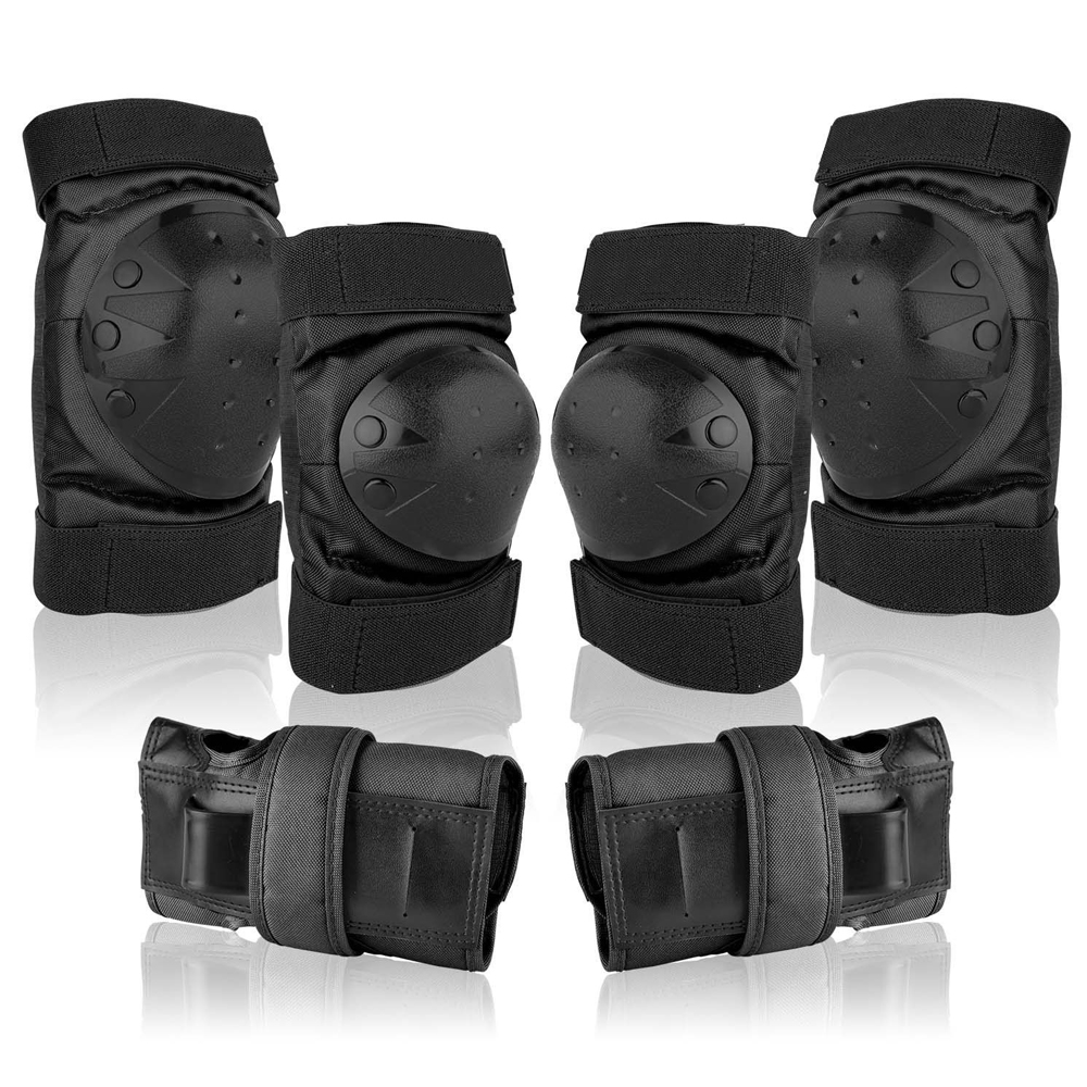 大人、青少年、子供用膝パッド、肘パッド、リストガード、スケー - Youth Cycling Gear のレビューと価格
