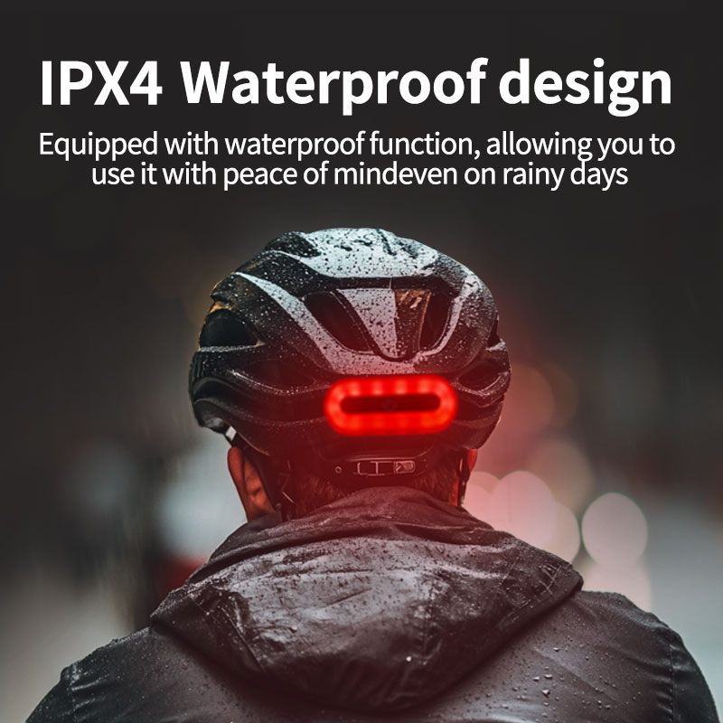 防水IPX4自転車ヘルメットLEDライト充電式LED安全テー - Cycling Gear And Accessories のレビューと価格