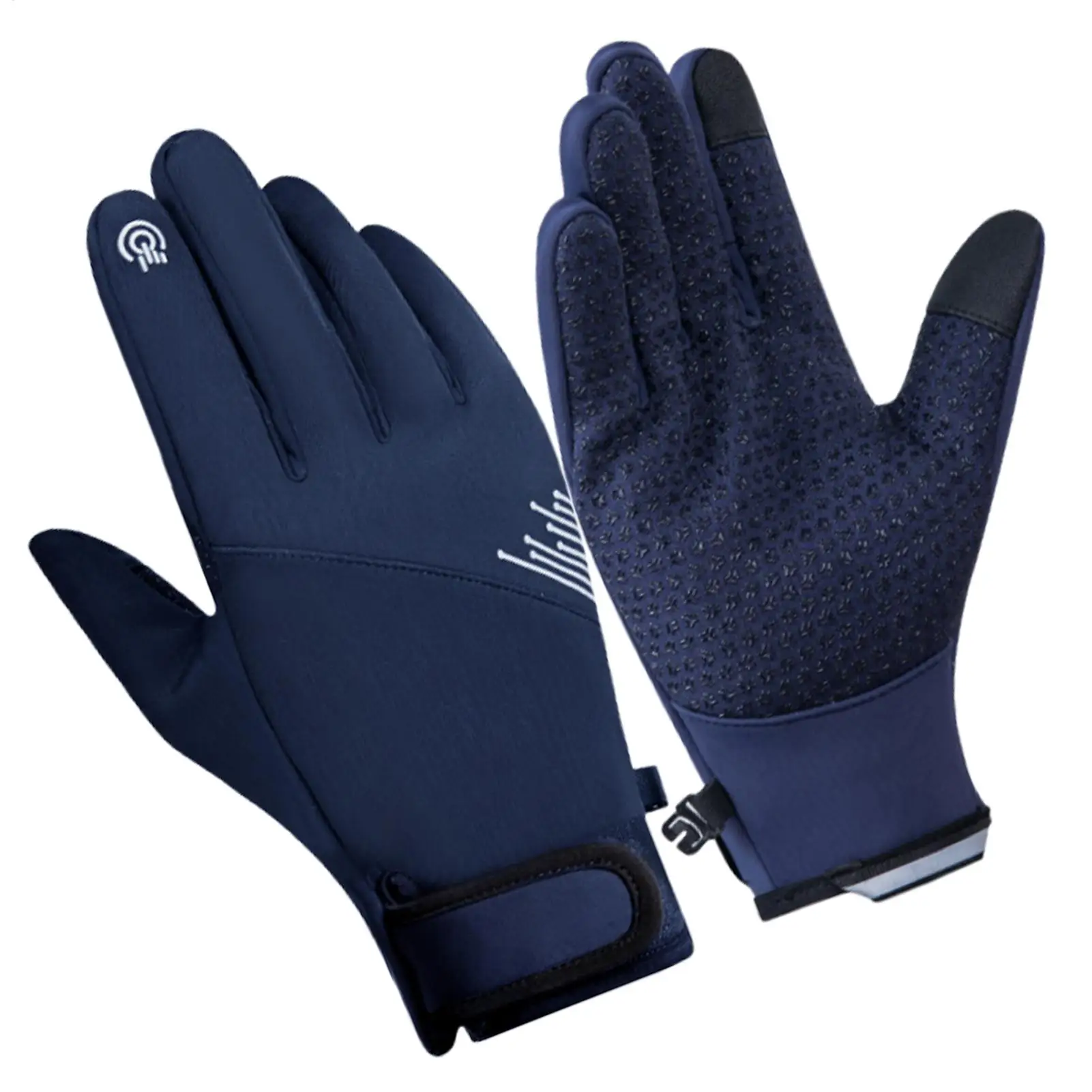 防風性のある暖かいタッチスクリーン対応冬用手袋 - スキー、 - Cycling Gear For Cold Weather のレビューと価格